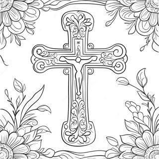 Elegantni Kriz S Holubickami Omalovanka 20918-4575