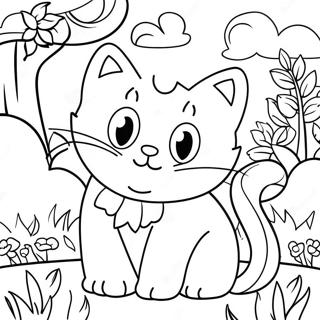 Majestatni Kocka V Zahrade Omalovanka 2172 1839