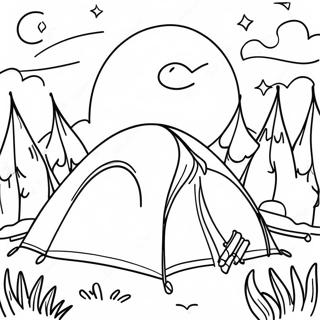 Hvezdna Noc U Taboraku Omalovanka 22053 4816