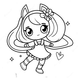 Gacha Life Postava Tancici Omalovanka 22491-4902