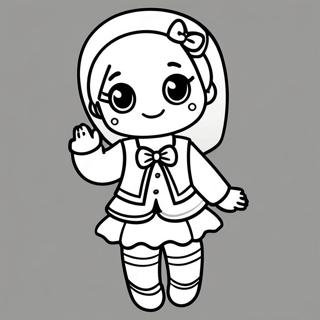 Roztomila Gacha Life Divka Omalovanka 22492-4908