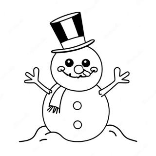 Roztomily Snehulak S Knoflikovyma Ocima Omalovanka 22850 4993