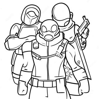 Kolekce Skinu Fortnite Omalovanka 2355-1323