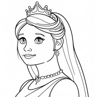 Fiona Jako Princezna Omalovánka Omalovánky