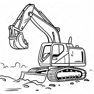 Bagr Kopajici Diru Omalovanka 25255 5510