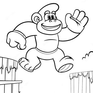 Omalovanka S Donkey Kongem Skakajicim Pres Prekazky 25621-5597