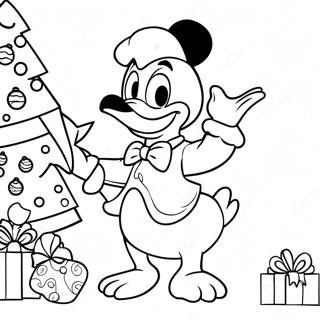 Omalovanka Kacera Donalda Zdobiciho Vanocni Stromecek 25893-5649