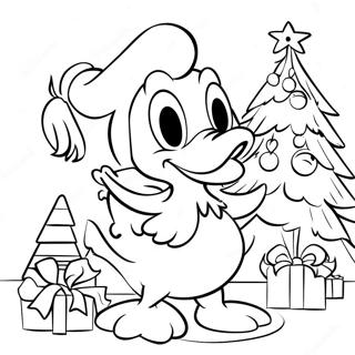 Omalovanka Kacera Donalda Zdobiciho Vanocni Stromecek 25893-5650