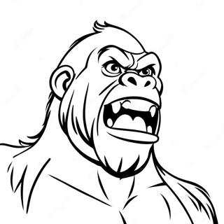 Omalovanka King Konga Hrozive Rvouciho 25983-5667