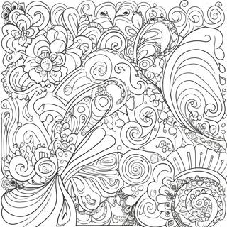 Vesely Doodle Abstraktni Omalovanka 26438 5775