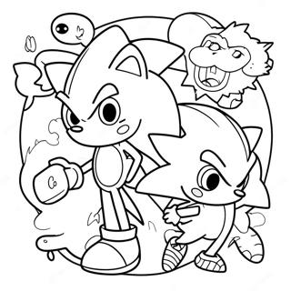 Omalovanka Super Sonic S Prateli 2659-1764