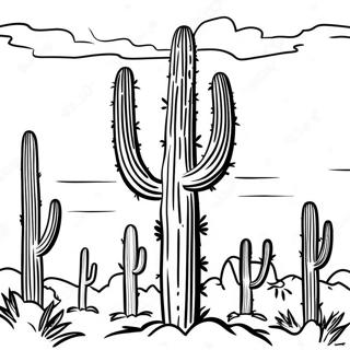 Omalovanka Vysokeho Kaktusu Saguaro 26622-5805