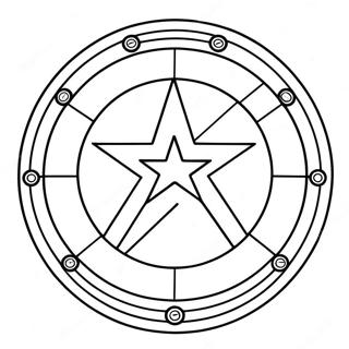 Omalovanka Lego Stit Kapitana Ameriky 26719-5832