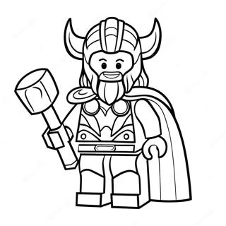 Omalovanka Lego Thor S Kladivem 26720 5833