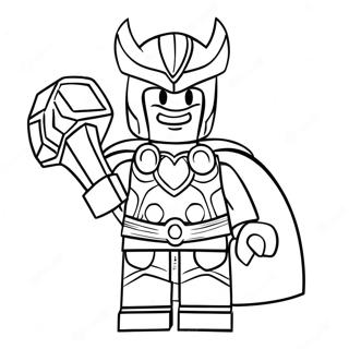 Omalovanka Lego Thor S Kladivem 26720 5834