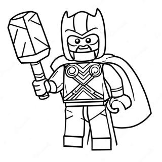 Omalovanka Lego Thor S Kladivem 26720 5835