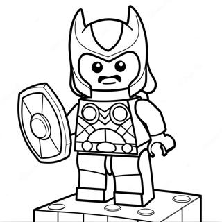 Omalovanka Lego Thor S Kladivem 26720 5836