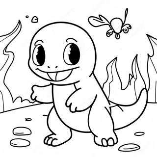 Charmander Si Hraje S Prateli Omalovanka 27090-5909