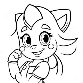 Amy Rose Se Usmiva Omalovanka 27749-6034