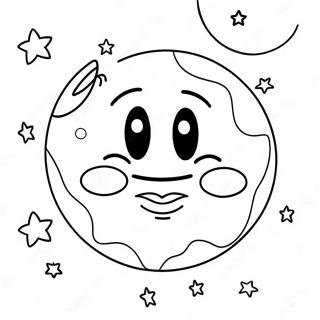 Stastna Tvar Mesice Omalovanka 28136 6128