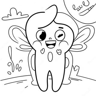 Roztomila Zubni Vila Navstevujici Zubare Omalovanka 29036 6320