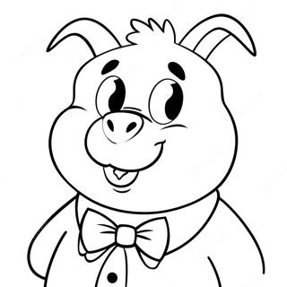Prasatko Porky S Motylkem Omalovanka 29119-6341