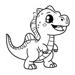 Stastny Chibi Dinosaurus Omalovanka 29205-6357