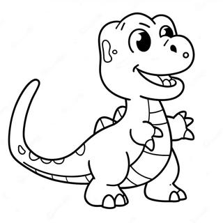 Stastny Chibi Dinosaurus Omalovanka 29205-6358