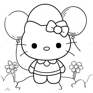 Omalovanka Hello Kitty S Balonky 2921-1416