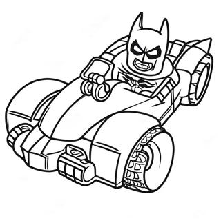 Lego Batman S Batmobilem Omalovanka 29296-6381