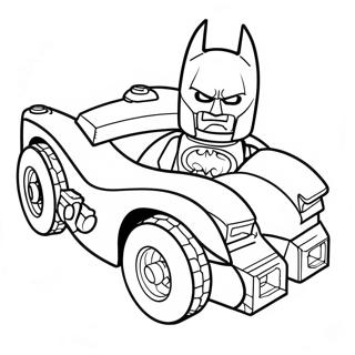 Lego Batman S Batmobilem Omalovanka 29296-6383