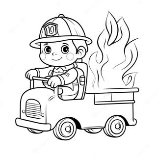 Roztomily Hasic Ridici Hasicske Auto Omalovanka 30300-6601