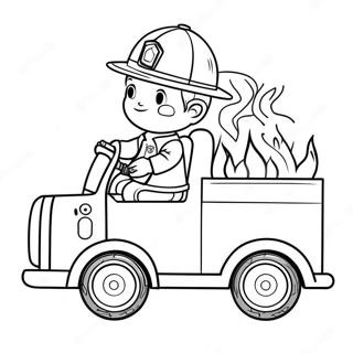 Roztomily Hasic Ridici Hasicske Auto Omalovanka 30300-6602