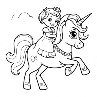 Sofia Prvni Na Jednorozci Omalovanka 30387 6631