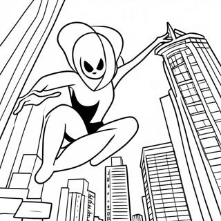 Spider Gwen Omalovánky