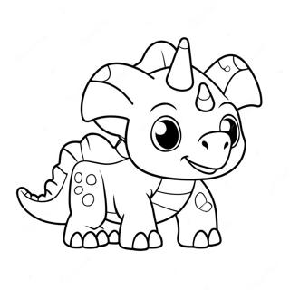 Roztomily Triceratops Omalovanka 32284-7034