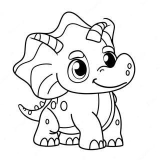 Roztomily Triceratops Omalovanka 32284-7035