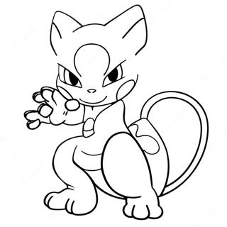 Mewtwo S Psychickymi Schopnostmi Omalovanka 33074-7218