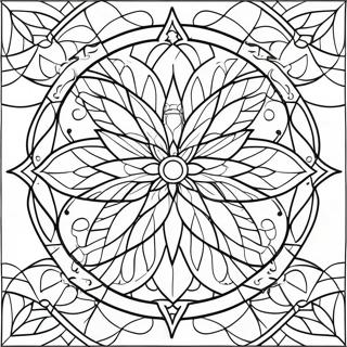 Geometricke Vzory Vitraze Omalovanka 33716-7363