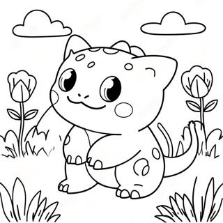 Bulbasaur Omalovánky