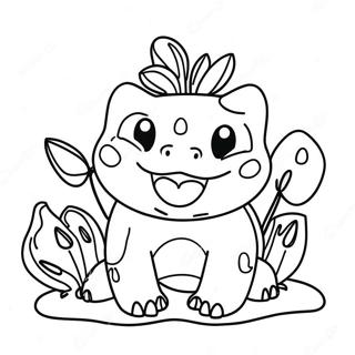 Omalovanka Stastny Bulbasaur S Velkym Usmevem 34160-7457