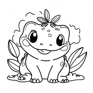 Omalovanka Stastny Bulbasaur S Velkym Usmevem 34160-7459