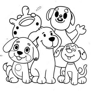 Omalovanka Pratel Blues Clues 34344-7507
