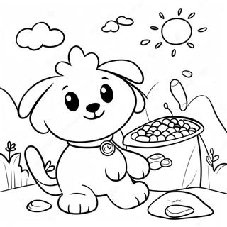 Omalovanka Pokladu Blues Clues 34345-7510