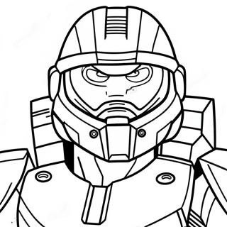 Omalovanka Postavy Master Chief Z Halo 35683-7795