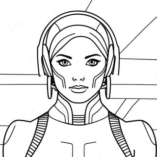 Omalovanka Ai Cortana Z Halo 35684-7797