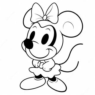 Minnie Mouse Omalovánky