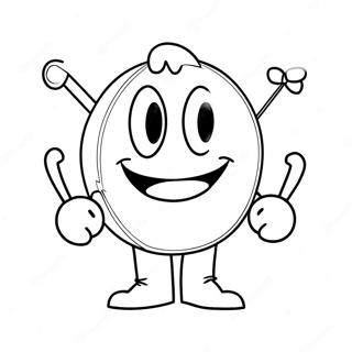 Omalovanka Pac Man S Motylkem 35873-7845