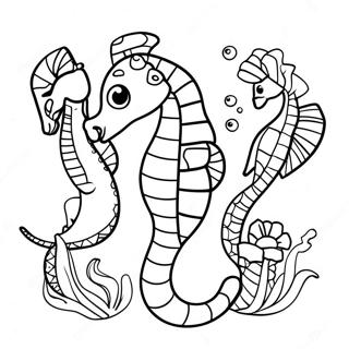 Omalovanka Roztomile Rodiny Morskych Koniku 36138 7899