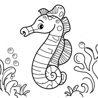 Omalovanka Hraveho Morskeho Konika S Koraly 36140 7908